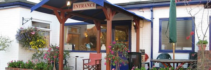 Penny Farthing Hotel - rear entrance